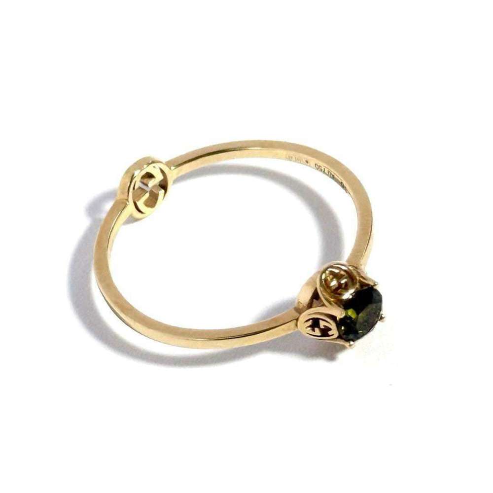 GUCCI Interlocking G Ring K18 Size 7.25 #55 - Picture 7 of 10
